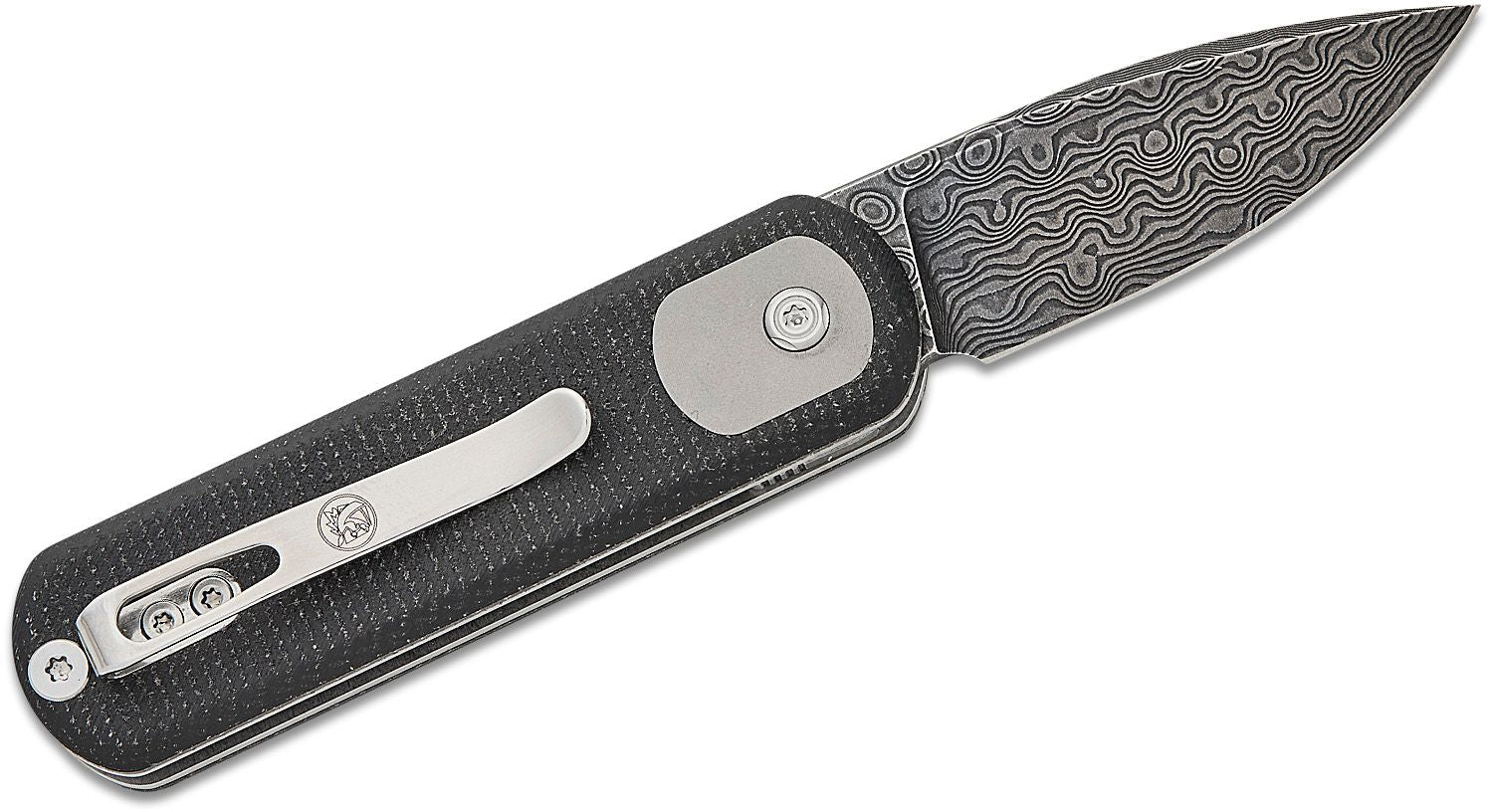 Vosteed Knives Corgi Pup Trek Lock 2.37" Damascus
